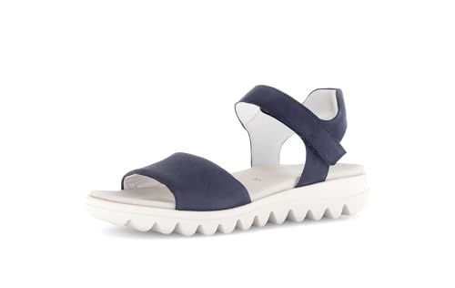 Gabor Damen Riemchensandalen, Frauen Sandalen,Freizeitschuhe,offene Schuhe,Strandschuhe,Sandaletten,Sommersandalen,bequem,Blue,38 EU / 5 UK von Gabor