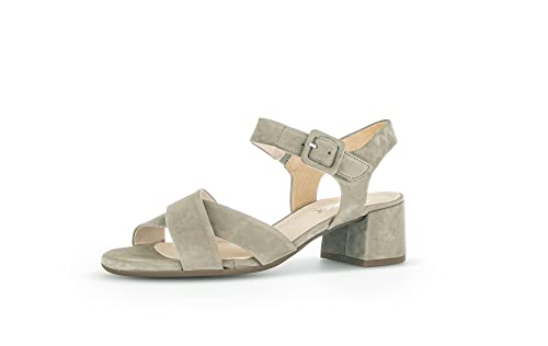 Gabor Damen Riemchensandalen, Frauen Sandalen,Leichte Mehrweite (G),freizeitschuhe,offene schuhe,strandschuhe,schilf (LDS),39 EU / 6 UK von Gabor