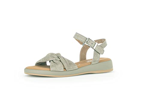 Gabor Damen Riemchensandalen, Frauen Sandalen,Moderate Mehrweite (G),flach,sommerschuhe,freizeitschuhe,strandschuhe,schilf (LDS),38.5 EU / 5.5 UK von Gabor