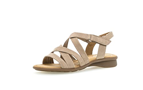 Gabor Damen Riemchensandalen, Frauen Sandalen,Moderate Mehrweite (G),strandschuhe,sandaletten,sommersandalen,bequem,flach,silk,40 EU / 6.5 UK von Gabor