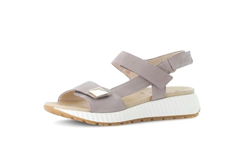 Gabor Damen Riemchensandalen, Frauen Sandalen,Sandaletten,Sommersandalen,bequem,flach,Sommerschuhe,Freizeitschuhe,leinen,40 EU / 6.5 UK von Gabor