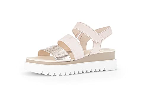 Gabor Damen Riemchensandalen, Frauen Sandalen,sommerschuhe,freizeitschuhe,offene schuhe,strandschuhe,riemen,riemchen,rouge kombi,37 EU / 4 UK von Gabor