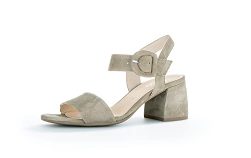 Gabor Damen Riemchensandalen, Frauen Sandaletten,Best Fitting,Sandaletten,Sommersandalen,Absatz,Women's,Lady,Ladies,Schilf,37 EU / 4 UK von Gabor
