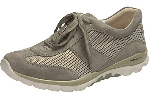 Gabor Damen Rollingsoft 46.966 Sneaker, Grau (Silber/Grau 39), 41 EU von Gabor