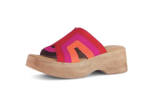 Gabor Damen Sandaletten, Frauen Sandalen,Best Fitting,Riemchensandalen,Leichter Absatz,Sommerschuhe,Freizeitschuhe,fire Kombi,40 EU / 6.5 UK von Gabor