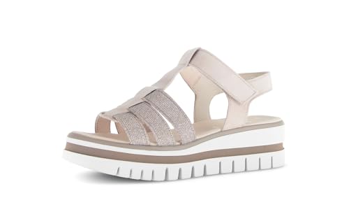 Gabor Damen Sandaletten, Frauen Sandalen,Best Fitting,Sommerschuhe,Freizeitschuhe,offene Schuhe,Strandschuhe,bequem,Rouge/rosato,38 EU / 5 UK von Gabor