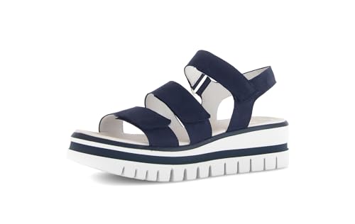 Gabor Damen Sandaletten, Frauen Sandalen,Best Fitting,Strandschuhe,Sommersandalen,bequem,flach,Sommerschuhe,Freizeitschuhe,Blue,37.5 EU / 4.5 UK von Gabor