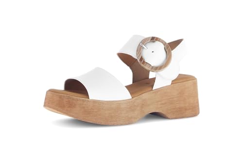Gabor Damen Sandaletten, Frauen Sandalen,Best Fitting,offene Schuhe,Strandschuhe,Riemchensandalen,elegant,Leichter Absatz,Latte,41 EU / 7.5 UK von Gabor