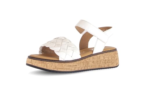 Gabor Damen Sandaletten, Frauen Sandalen,Moderate Mehrweite (G),offene Schuhe,Strandschuhe,Sommersandalen,bequem,flach,Latte,37.5 EU / 4.5 UK von Gabor