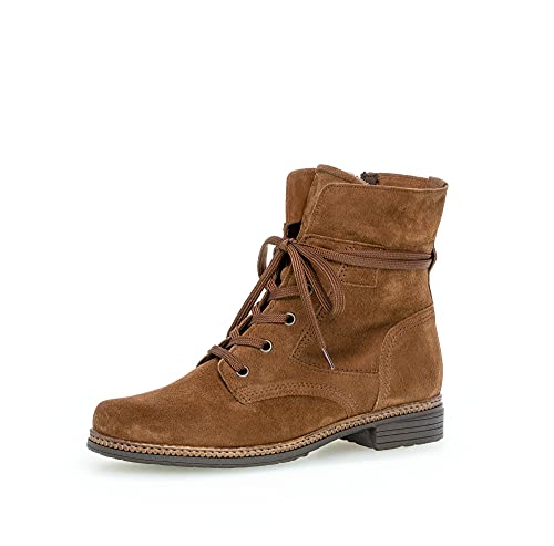 Gabor Damen Schnürstiefeletten, Frauen Boots,Wechselfußbett,Best Fitting,winterstiefel,winterschuhe,gefüttert,new whisky,37.5 EU / 4.5 UK von Gabor