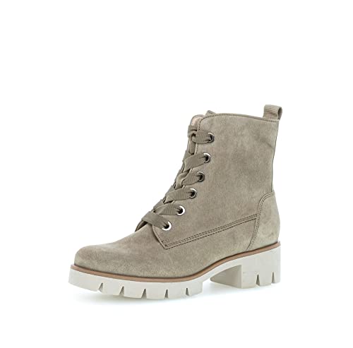 Gabor Damen Schnürstiefeletten, Frauen Boots,Wechselfußbett,Best Fitting,Winterstiefeletten,Winterschuhe,Salbei (dust),40.5 EU / 7 UK von Gabor