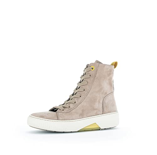 Gabor Damen Schnürstiefeletten, Frauen Boots,Wechselfußbett,Moderate Mehrweite (G),Kurzstiefel,Silk/Lime(Frottee),40 EU / 6.5 UK von Gabor