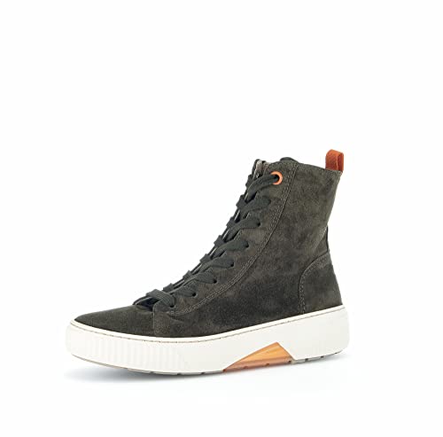 Gabor Damen Schnürstiefeletten, Frauen Boots,Wechselfußbett,Moderate Mehrweite (G),uebergangsstiefel,Bosco/Orang(Frotte,41 EU / 7.5 UK von Gabor