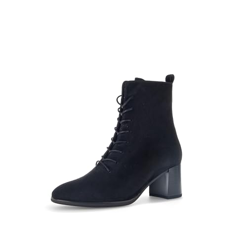 Gabor Damen Schnürstiefeletten, Frauen Schnürboots,kurzstiefel,uebergangsschuhe,uebergangsstiefel,schnürboots,boots,schwarz,38.5 EU / 5.5 UK von Gabor