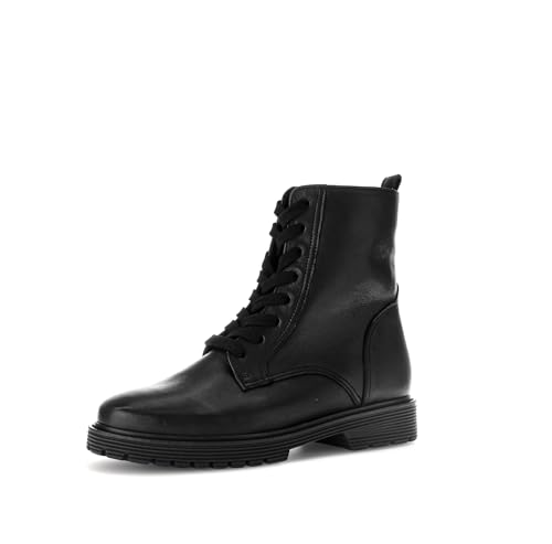 Gabor Damen Schnürstiefeletten, Frauen Stiefeletten,Wechselfußbett,Moderate Mehrweite (G),schnürboots,Boots,schwarz (Micro),35.5 EU / 3 UK von Gabor
