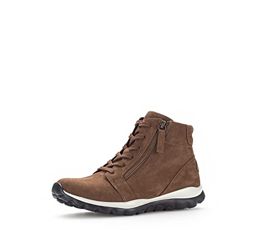 Gabor Damen Schnürstiefeletten, Frauen Stiefeletten,Wechselfußbett,winterstiefeletten,warm,gefüttert,boots,bootee,whisky (Mel.),43 EU / 9 UK von Gabor