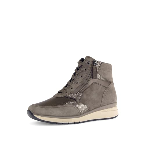 Gabor Damen Schnürstiefeletten, Frauen Stiefeletten,halbstiefel,Kurzstiefel,uebergangsschuhe,uebergangsstiefel,Bronce/Mohair(Mic),38.5 EU / 5.5 UK von Gabor