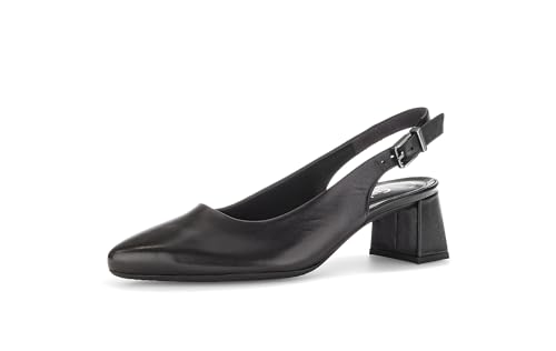Gabor Damen Slingpumps, Frauen Absatzschuhe,Ausgehschuhe,Abendschuhe,Court Shoes,Slingback,knöchelriemchen,high Heels,schwarz,42.5 EU / 8.5 UK von Gabor