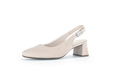 Gabor Damen Slingpumps, Frauen Absatzschuhe,Leichte Mehrweite (G),knöchelriemchen,büro-Pumps,Office,bequem,elegant,Oak,39 EU / 6 UK von Gabor