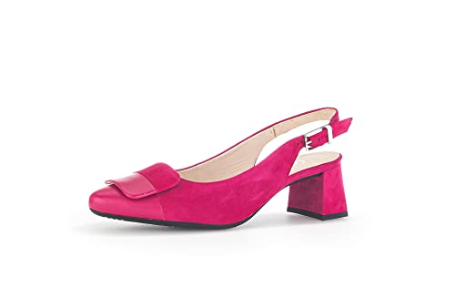 Gabor Damen Slingpumps, Frauen Absatzschuhe,Moderate Mehrweite (G),Ausgehschuhe,Court Shoes,Pumps,Riemchen,Riemen,Heels,pink,38 EU / 5 UK von Gabor