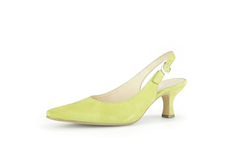 Gabor Damen Slingpumps, Frauen Absatzschuhe,heels,hochhackige schuhe,stoeckelschuhe,ausgehschuhe,abendschuhe,court shoes,limette,38.5 EU / 5.5 UK von Gabor