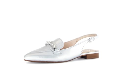 Gabor Damen Slingpumps, Frauen Absatzschuhe,knöchelriemchen,high Heels,Heels,hochhackige Schuhe,stoeckelschuhe,Silber (Kristall),40 EU / 6.5 UK von Gabor
