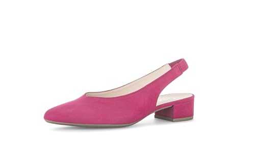 Gabor Damen Slingpumps, Frauen Absatzschuhe,slingback,leder,knöchelriemchen,büro-pumps,office,bequem,elegant,high heels,pink,38.5 EU / 5.5 UK von Gabor