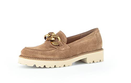 Gabor Damen Slipper, Frauen Halbschuhe,College Schuhe,Businessschuhe,Schlupfschuhe,Loafer,Slip-ons,Lion (Panna),35.5 EU / 3 UK von Gabor