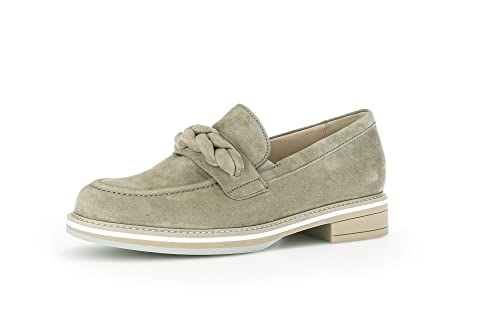 Gabor Damen Slipper, Frauen Halbschuhe,Wechselfußbett,Moderate Mehrweite (G),schluepfschuhe,Loafer,Mokassins,Slip-ons,Schilf,42.5 EU / 8.5 UK von Gabor