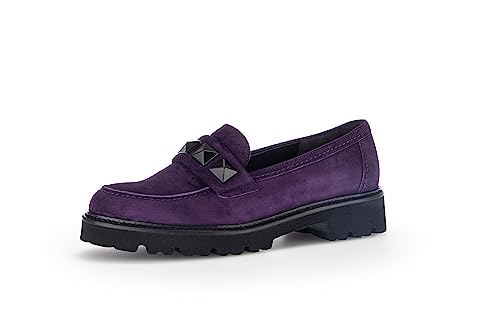 Gabor Damen Slipper, Frauen Slip On,Best Fitting,Businessschuhe,Slip-ons,Mokassins,Halbschuhe,Schlupfschuhe,Purple (schwarz),38 EU / 5 UK von Gabor