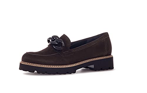 Gabor Damen Slipper, Frauen Slip On,Best Fitting,College Schuhe,Businessschuhe,Mokassins,Halbschuhe,Slides,Loafer,Chocolate(s/nat),40 EU / 6.5 UK von Gabor