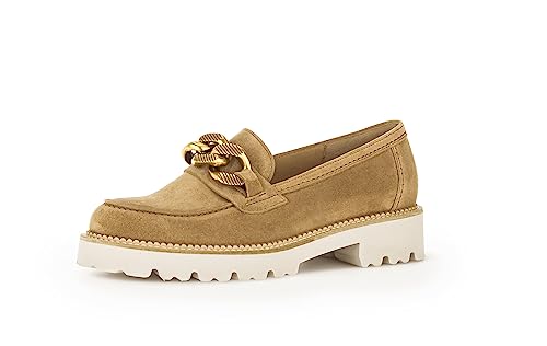 Gabor Damen Slipper, Frauen Slip On,Best Fitting,College Schuhe,Businessschuhe,Mokassins,Halbschuhe,Slides,Loafer,Lion (dust),40 EU / 6.5 UK von Gabor