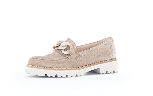 Gabor Damen Slipper, Frauen Slip On,Best Fitting,Slides,Schlupfschuhe,schluepfschuhe,Loafer,College Schuhe,Slip-ons,Kiesel (dust),39 EU / 6 UK von Gabor