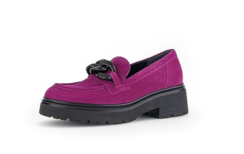 Gabor Damen Slipper, Frauen Slip On,Best Fitting,schluepfschuhe,College Schuhe,Businessschuhe,Slip-ons,Mokassins,Orchid (schwarz),37.5 EU / 4.5 UK von Gabor