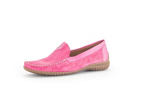 Gabor Damen Slipper, Frauen Slip On,Leichte Mehrweite (G),Schlupfschuhe,schluepfschuhe,Loafer,College Schuhe,Slides,Camelia/pink,38 EU / 5 UK von Gabor