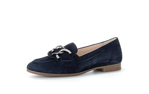 Gabor Damen Slipper, Frauen Slip On,Moderate Mehrweite (G),Halbschuhe,Slides,Schlupfschuhe,schluepfschuhe,Loafer,Dark-Blue (CDF),38.5 EU / 5.5 UK von Gabor