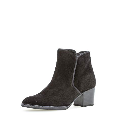Gabor Damen Stiefeletten, Frauen Ankle Boots,COMFORT-Mehrweite,Reißverschluss, women's women woman boots stiefel,schwarz (Micro),37.5 EU / 4.5 UK von Gabor