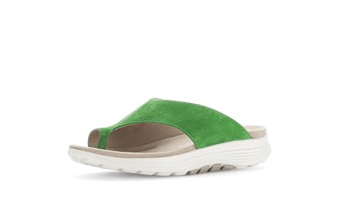 Gabor Damen Zehentrenner, Frauen Sandalen,strandschuhe,zehenstegsandalen,flip flops,bequem,leicht,sommer,strand,verde (Micro),39 EU / 6 UK von Gabor