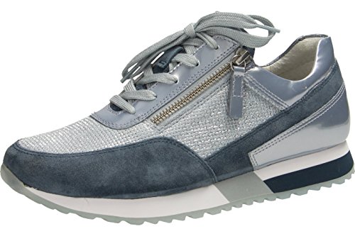 Gabor Damenschuhe 66.318.36 Damen Sneaker, Schnürer, Schnürhalbschuhe Blau (Cielo/Jeans/Sky), EU 4.5 von Gabor