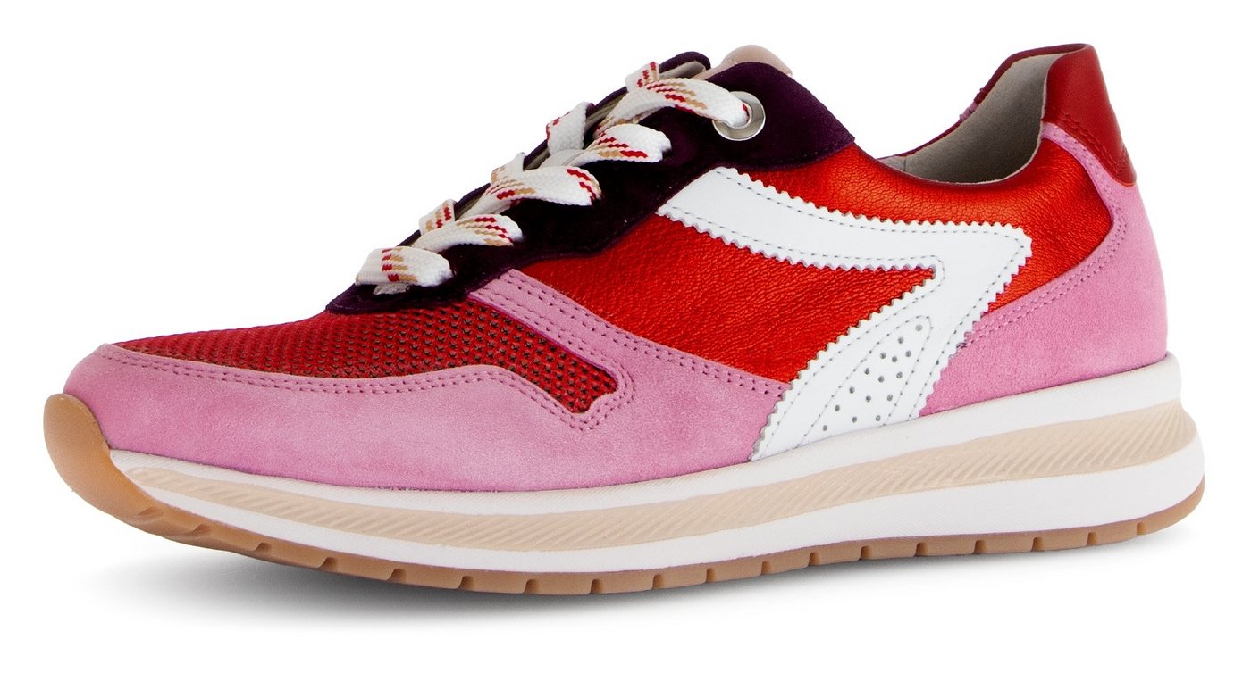 Gabor FLORENZ Keilsneaker, Freizeitschuh, Halbschuh, Schnürer in Schuhweite G (weit) von Gabor