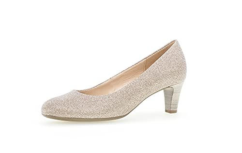 Gabor Damen Klassische Pumps, Frauen Absatzschuhe,stöckelschuhe,Hochzeitsschuhe,Brautschuhe,festlich,elegant,edel,bequem,rosato,41 EU / 7.5 UK von Gabor