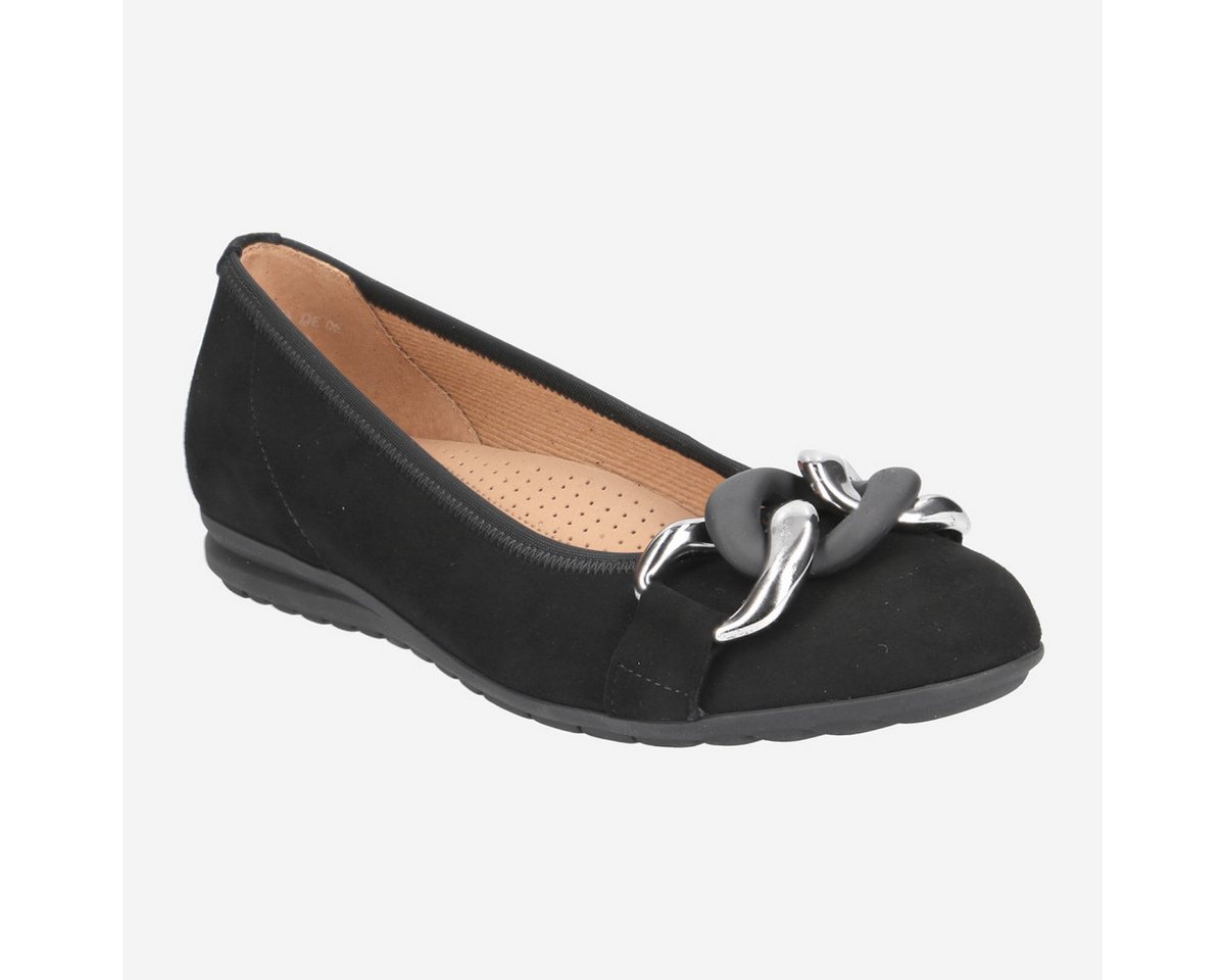 Gabor Gabor 22.625.47, Ballerina in Schwarz für Damen Ballerina von Gabor
