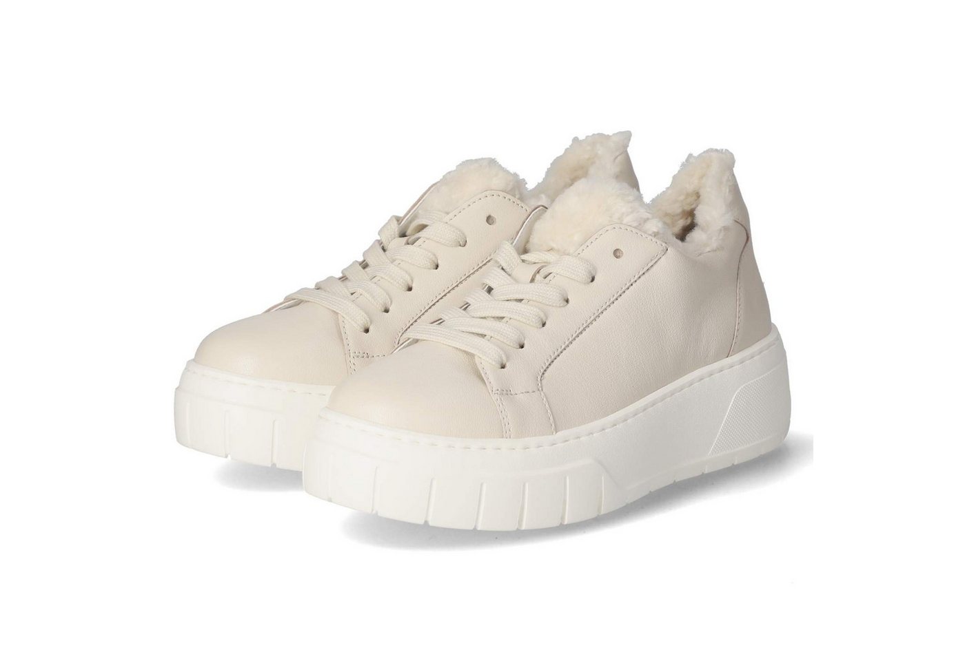 Gabor Gabor 73.221.22 Damen Glattleder beige Schnürschuh von Gabor