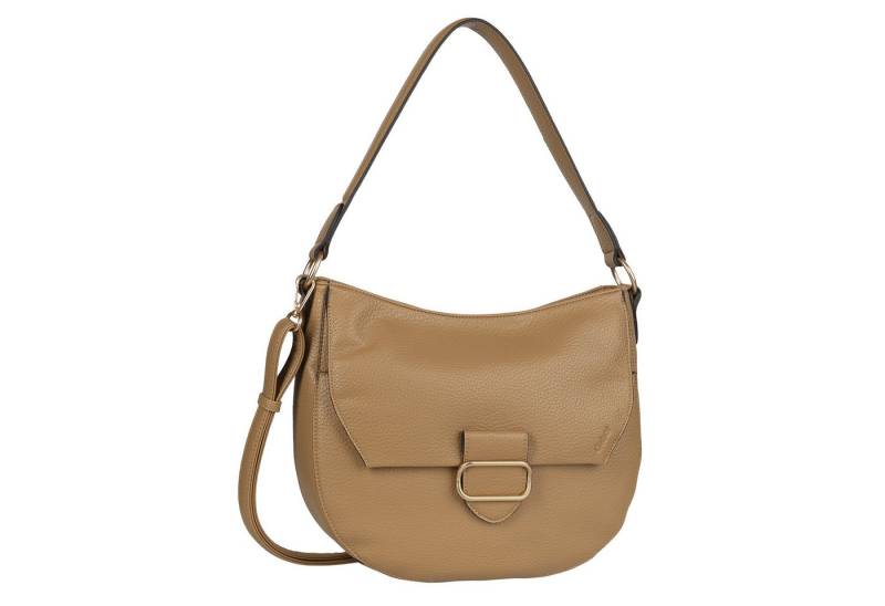 Gabor Hobo Melora, leicht genarbtes Lederimitat mit feinem Logo und goldenem Metallring von Gabor