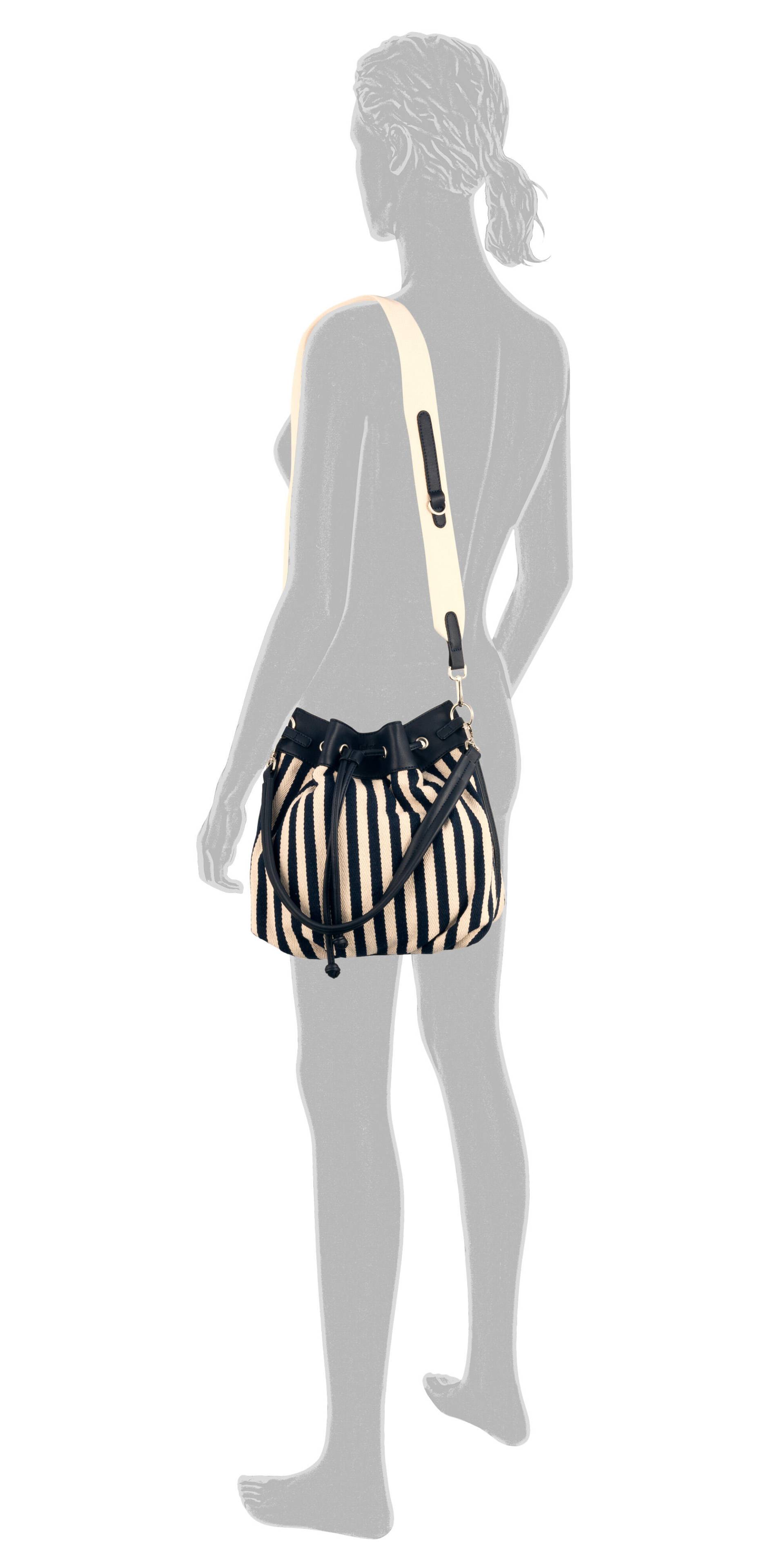 Gabor - LORENA, Sac bag, stripes blue stripes blue von Gabor