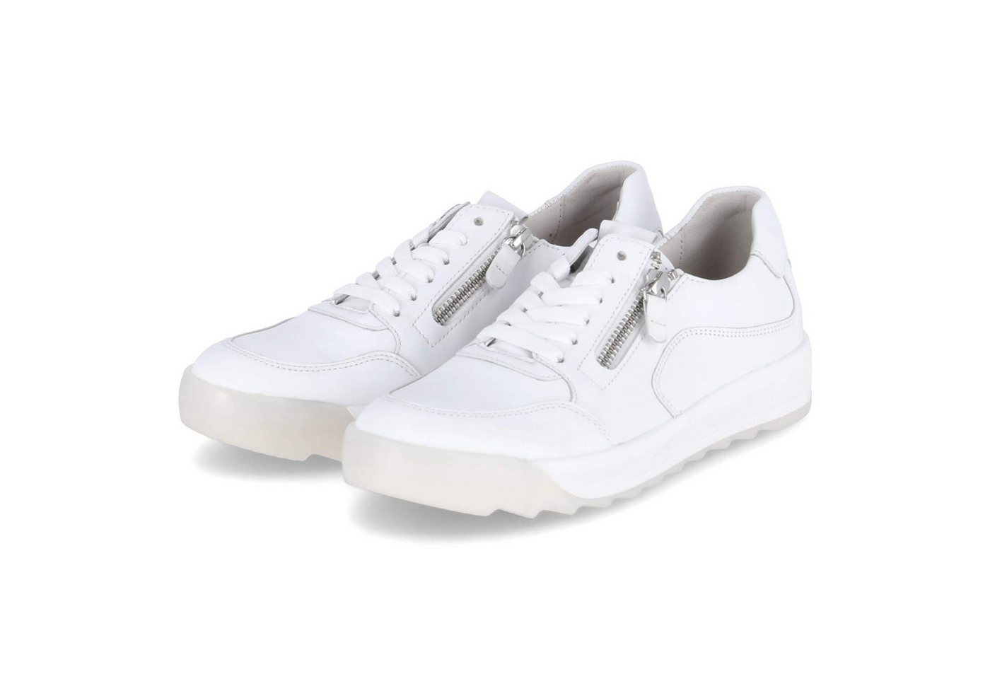 Gabor Gabor 63.480.21 Damen Glattleder weiss Schnürschuh von Gabor