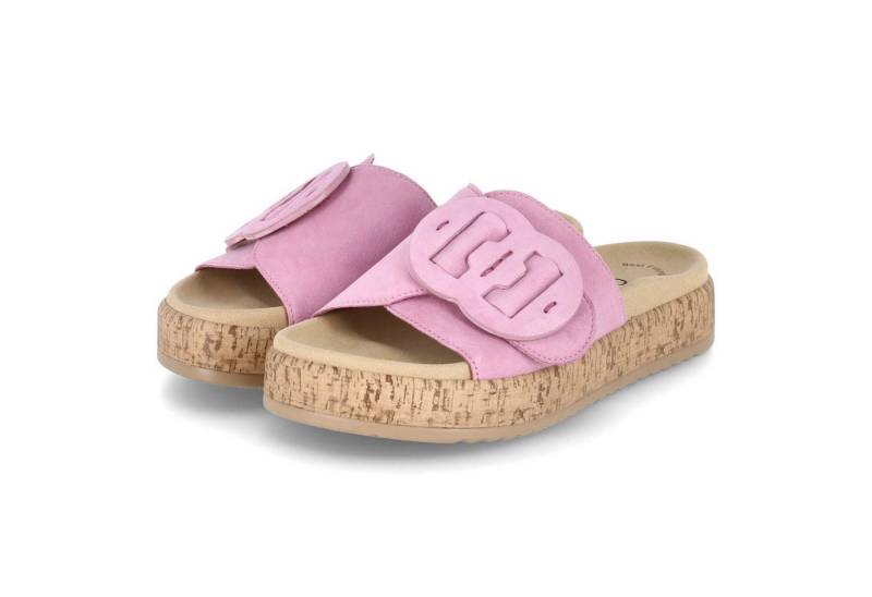 Gabor Gabor 63.760.13 Damen Rauleder rosa Pantolette von Gabor