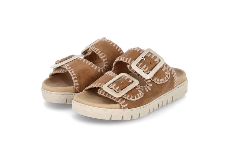 Gabor Gabor 63.741.14 Damen Rauleder braun Pantolette von Gabor