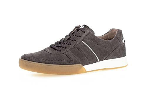 Pius Gabor Herren Sneaker Low,Halbschuhe,zertifiziertes Leder,Wechselfußbett,Man,Halbschuhe,straßenschuhe,Strassenschuhe,dk.Grey,42 EU / 8 UK von Pius Gabor