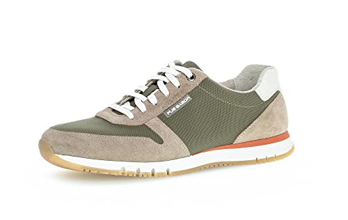 Pius Gabor Herren Sneaker Low,Halbschuhe,Wechselfußbett,zertifiziertes Leder,Superflex Sohle,Kork-Zwischensohle,Sand/Khaki,46 EU / 11 UK von Pius Gabor